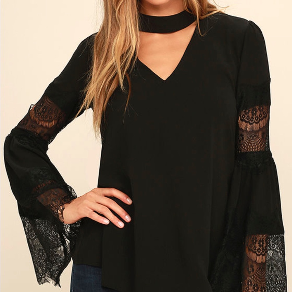 Black top with a choker